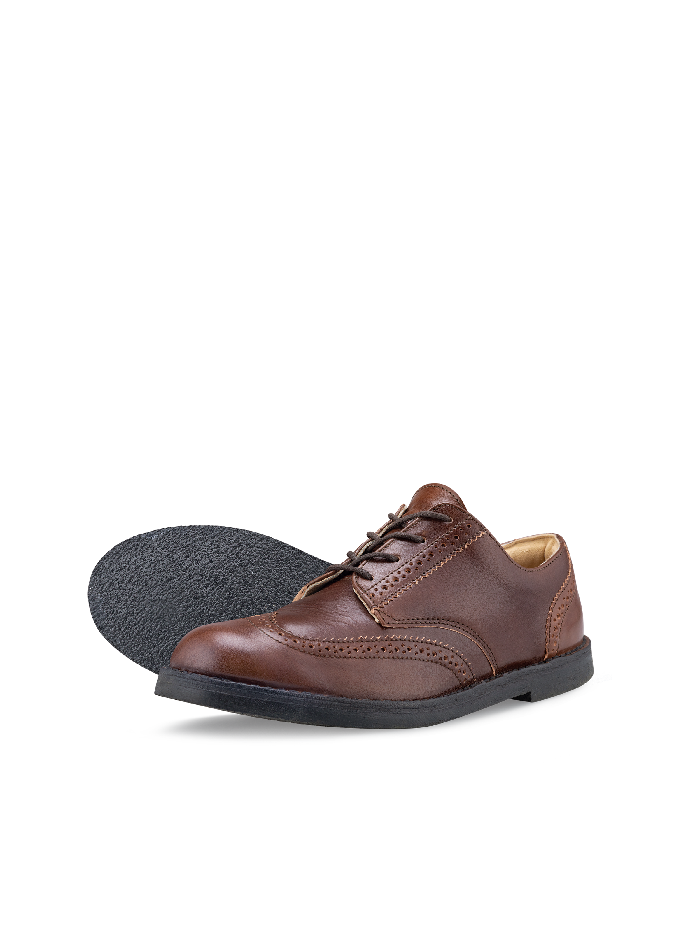 Brogue Low Dark Brown Black