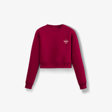 Crop Bordeaux sweatshirt