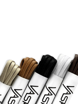 5 x Kulaté Voskované Tkaničky Neutrální