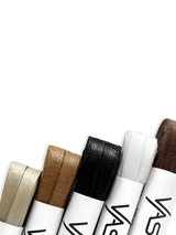 5 x Ploché Voskované Tkaničky Neutrální