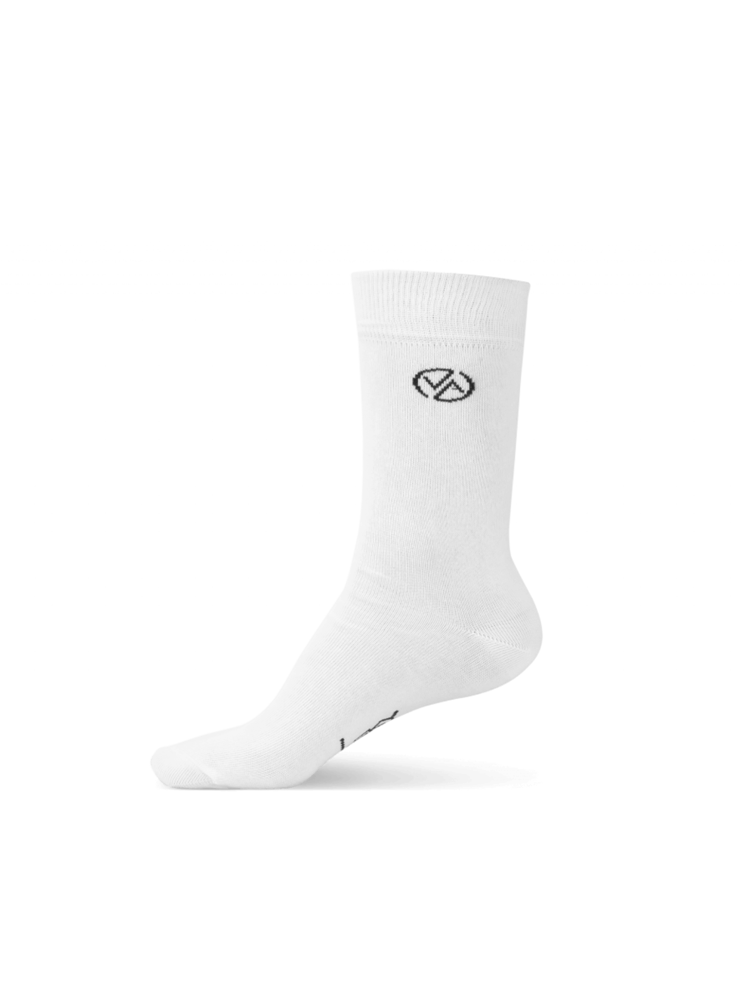 Ponožky vysoké bílé
