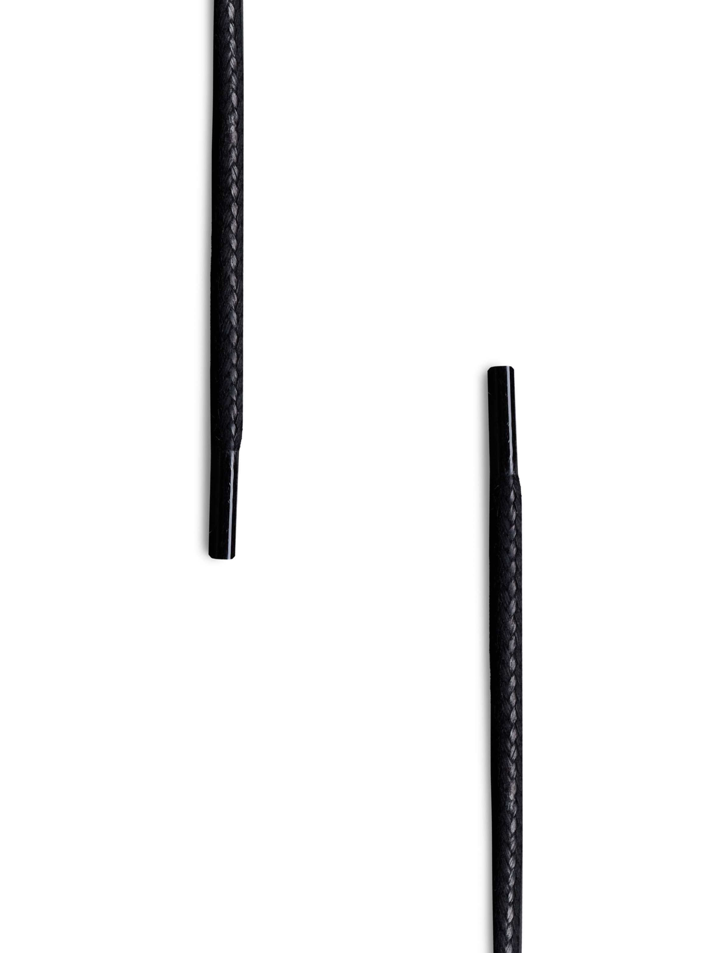 Voskované Tkaničky Kulaté Black