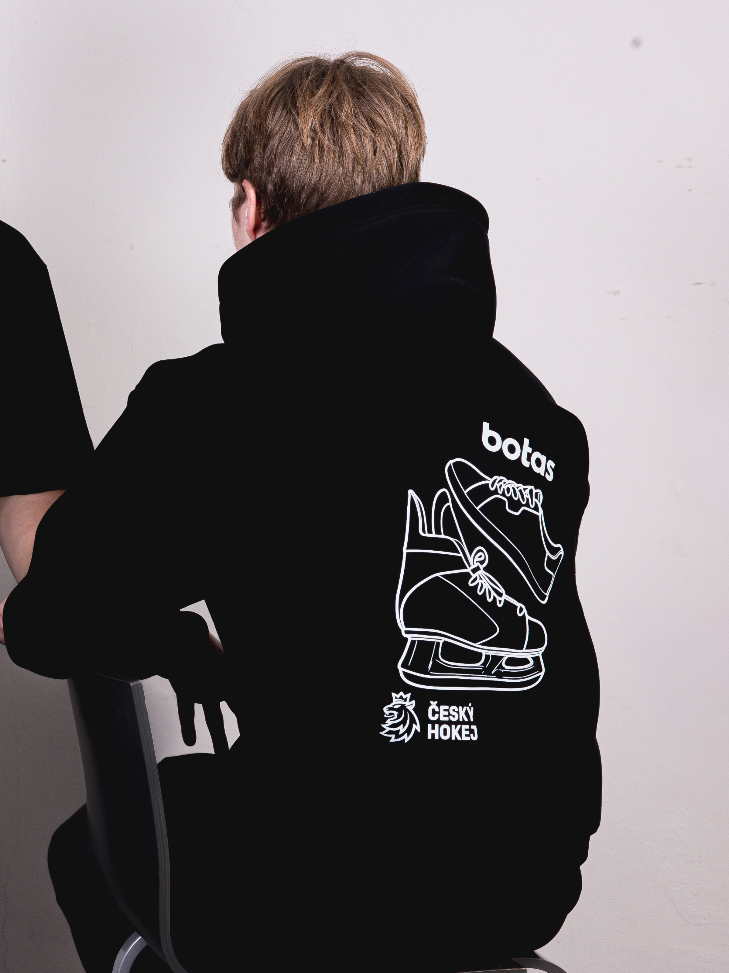 Botas × Czech Hockey Black Hoodie