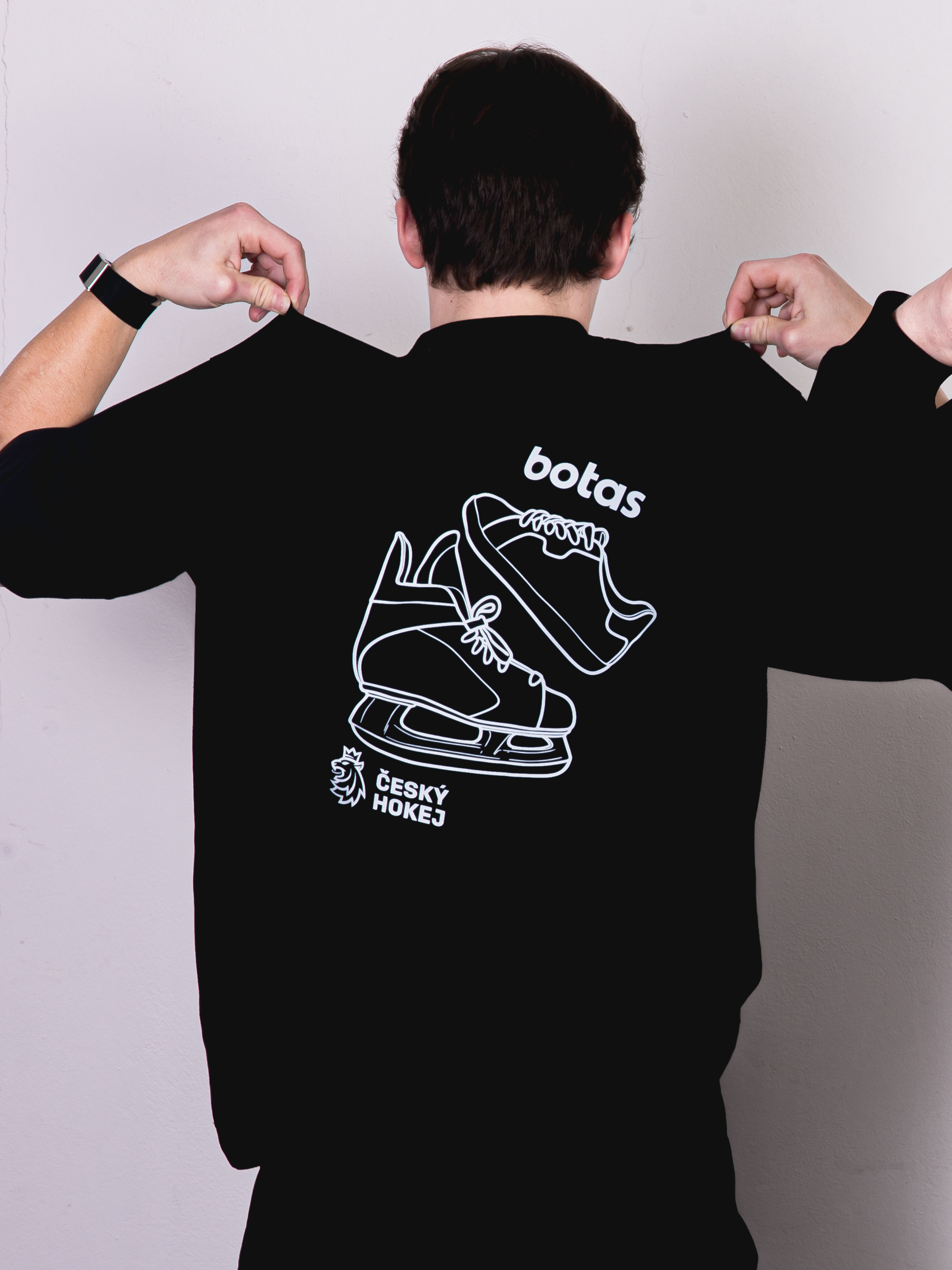 T-shirt Botas × Czech Ice Hockey Black